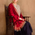 HC545-WINTER 3PC Khaddar suit with Embroidered Shawll