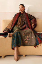 Baroque - Winter 3PC Karandi Digital Print Dress -HC33412