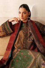 Baroque - Winter 3PC Karandi Digital Print Dress -HC33412