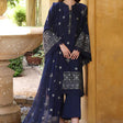 HC208-BAREEZE-EMBROIDERED 3PC LAWN DRESS WITH EMBROIDERED CHIFFON DUPATTA