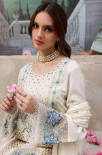 QalamKar - 3PC Lawn ChickenKari Embroidered Suit-HC1074