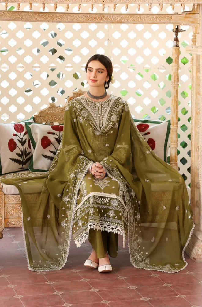 MAHNUR - Summer 3PC Lawn Embroidered with Sequence Suit - HC1110