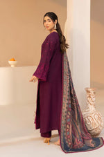 Mohagni - Winter 3PC Dhanak Embroidered Suit -HC3381