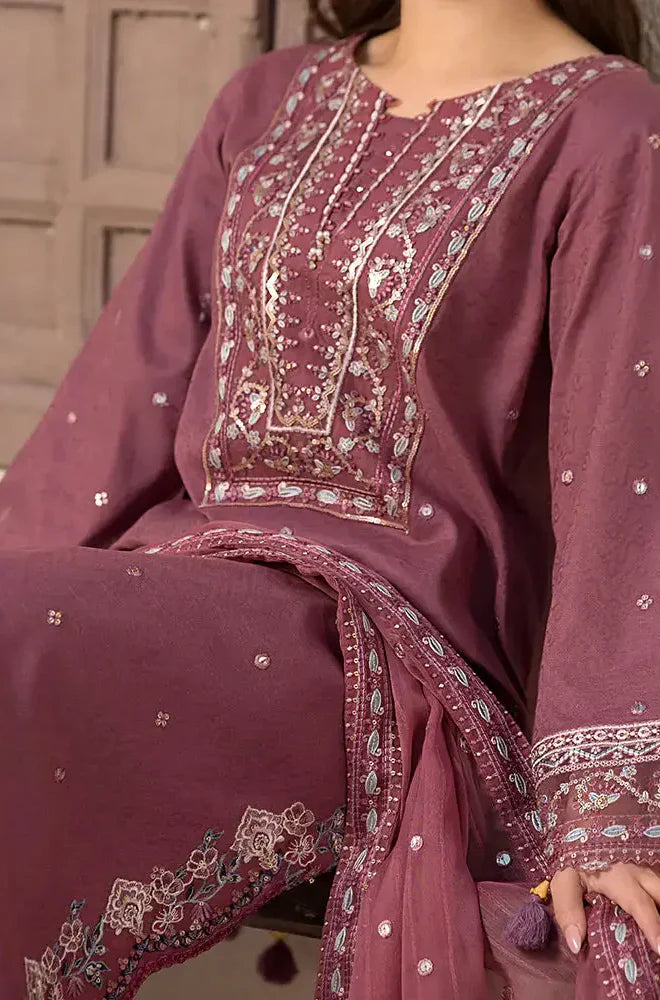 ALLYS - Summer 3PC Lawn Embroidered Suit- HC1115
