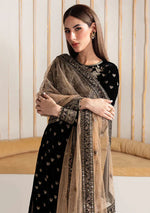 Baroque Embroidered Velvet 3piece suit - HC2020