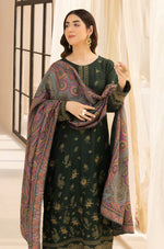 Mohagni - Winter 3PC Dhanak Embroidered Suit - HC3380