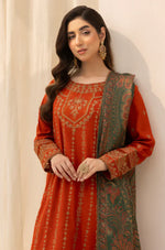 Mohagni  - Winter 3PC Dhanak Embroidered Suit - HC3364