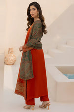 Mohagni  - Winter 3PC Dhanak Embroidered Suit - HC3364