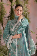Sobia Nazir - Summer 3PC Lawn ChickenKari Embroidered Suit - HC1113