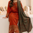Mohagni  - Winter 3PC Dhanak Embroidered Suit - HC3364