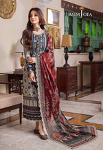 Asim Jofa - Summer 3PC Karandi Digital Print Dress - HC1143