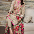 HC530-WINTER 3PC Khaddar Embroidered Suit with Printed Wool Shawll