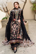 HC1033 - Qalamkar - 3PC Lawn Embroidered Suit - SA0101