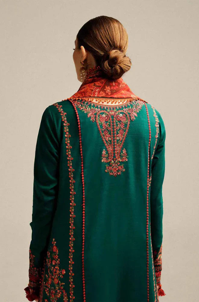 HC994 - Hussain Rehar 3 Piece Embroidered Lawn Suit