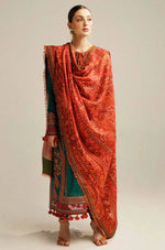 HC994 - Hussain Rehar 3 Piece Embroidered Lawn Suit