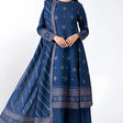 HC578-WINTER 3-Pc Embroidered Dhanak Suit with Heavy Embroidered Dhanak Shawll