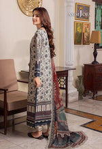 Asim Jofa - Summer 3PC Karandi Digital Print Dress - HC1143