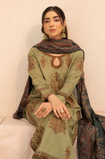 Mohagni - Winter 3PC Dhanak Embroidered Suit - HC3360