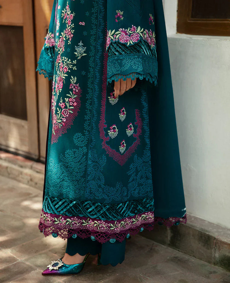 Sobia Nazir - Winter 3PC Dhanak Embroidered Suit - HC3345