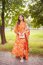 Sapphire - Winter 3PC Karandi Digital Print Dress - HC33415