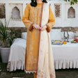 Florent - Winter 3PC Dhanak Embroidered Suit - HC3346