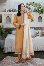 Florent - Winter 3PC Dhanak Embroidered Suit - HC3346