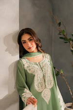 HC1125-Mirana - Summer 3PC Lawn Embroidered Suit - HC1125