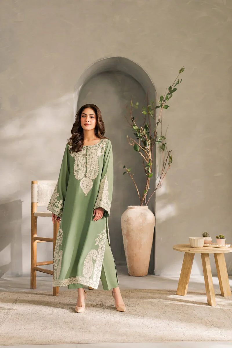 HC1125-Mirana - Summer 3PC Lawn Embroidered Suit - HC1125