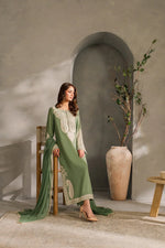 HC1125-Mirana - Summer 3PC Lawn Embroidered Suit - HC1125