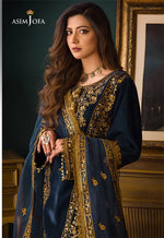 Asim Jofa -  Embroidered Velvet 3piece suit -HC2028