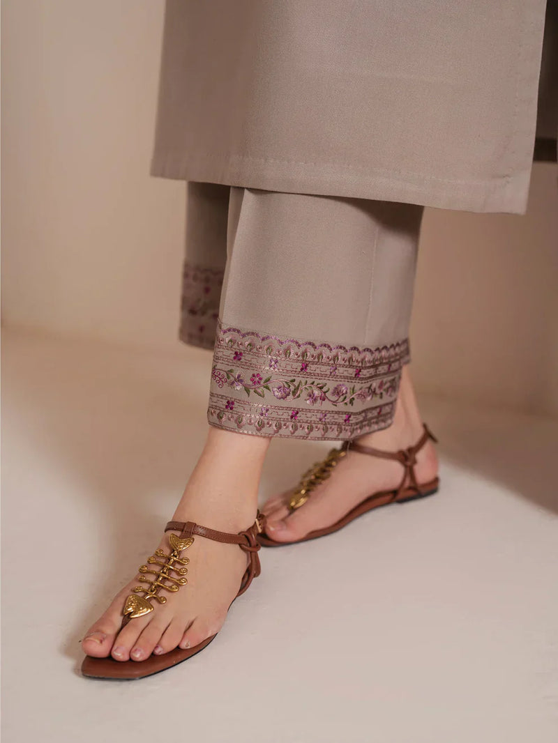 Jazmin - Winter 3PC Dhanak Embroidered Suit - HC3309