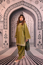 Urge - Winter 3PC Dhanak Embroidered Suit - HC3344