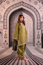 Urge - Winter 3PC Dhanak Embroidered Suit - HC3344