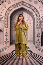 Urge - Winter 3PC Dhanak Embroidered Suit - HC3344
