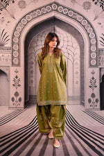 Urge - Winter 3PC Dhanak Embroidered Suit - HC3344