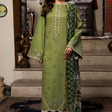 izel - Winter 3PC Dhanak Embroidered Suit - HC33110