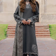 izel - Winter 3PC Dhanak Embroidered Suit - HC33112