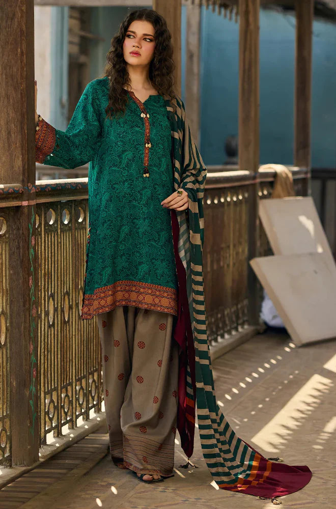 Charizma - Winter 3PC Karandi Digital Print Dress -HC33137