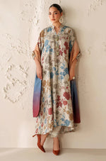 Baroque - Winter 3PC Karandi Digital Print Dress - HC33140
