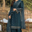 Allys - Summer 3PC Lawn Embroidered with Sequence work Suit - HC1119