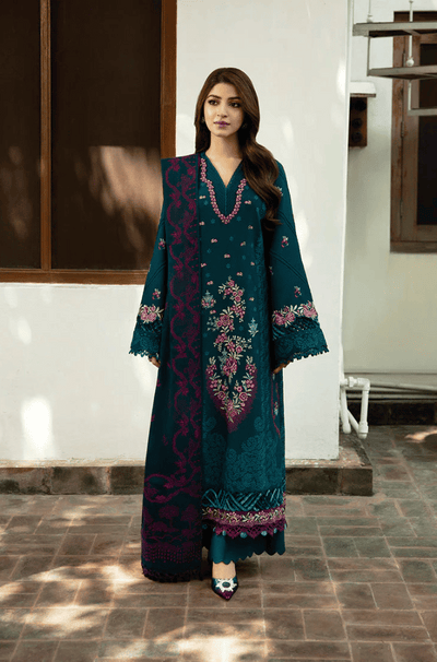 Sobia Nazir - Winter 3PC Dhanak Embroidered Suit - HC3345