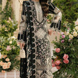 BIN ILYAS - Summer 3PC Lawn Chikankri Embroidered Suit - HC1128