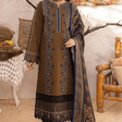 Bin ilyas - Winter 3PC Dhanak Embroidered Suit - HC3351