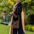 Baroque - Embroidered Velvet 3piece suit - HC3357