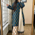 Khaadi - Summer 3PC Lawn Digital Print Dress - HC1152