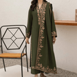 Agha Noor - Winter 3PC Dhanak Embroidered Suit - HC3340