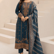 Mohagni - Winter 3PC Dhanak Embroidered Suit - HC3341