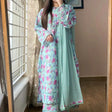 Khaadi - Summer 3PC Lawn Digital Print Dress - HC1154