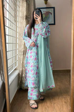 Khaadi - Summer 3PC Lawn Digital Print Dress - HC1154