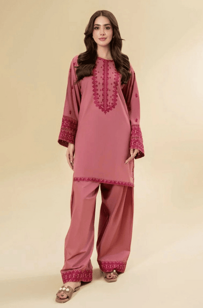 Lazuli - Winter 2PC Dhanak Embroidered Suit - HC3371